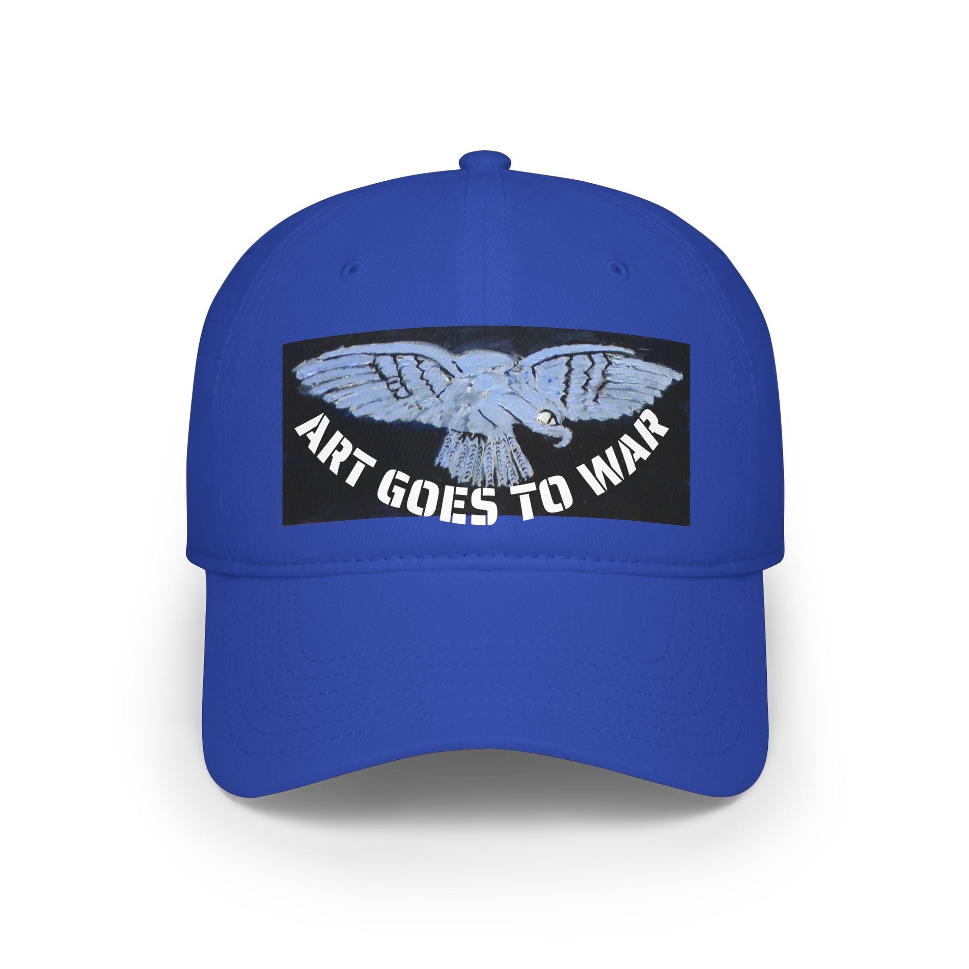 Vintage Blue Eagle Low Profile Baseball Cap — Retro Bird Graphic Dad Hat - Art goes to War