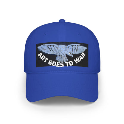 Vintage Blue Eagle Low Profile Baseball Cap — Retro Bird Graphic Dad Hat - Art goes to War