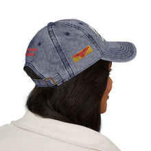 Vintage Embroidered Baseball Cap — Retro World War Two Royal Air Force Pilot Brevet Patch — product photograph