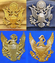 WW2 US Army Air Force, US Air Force Post 1947 & Indian War Helmet Plates Photograph - Art goes to War